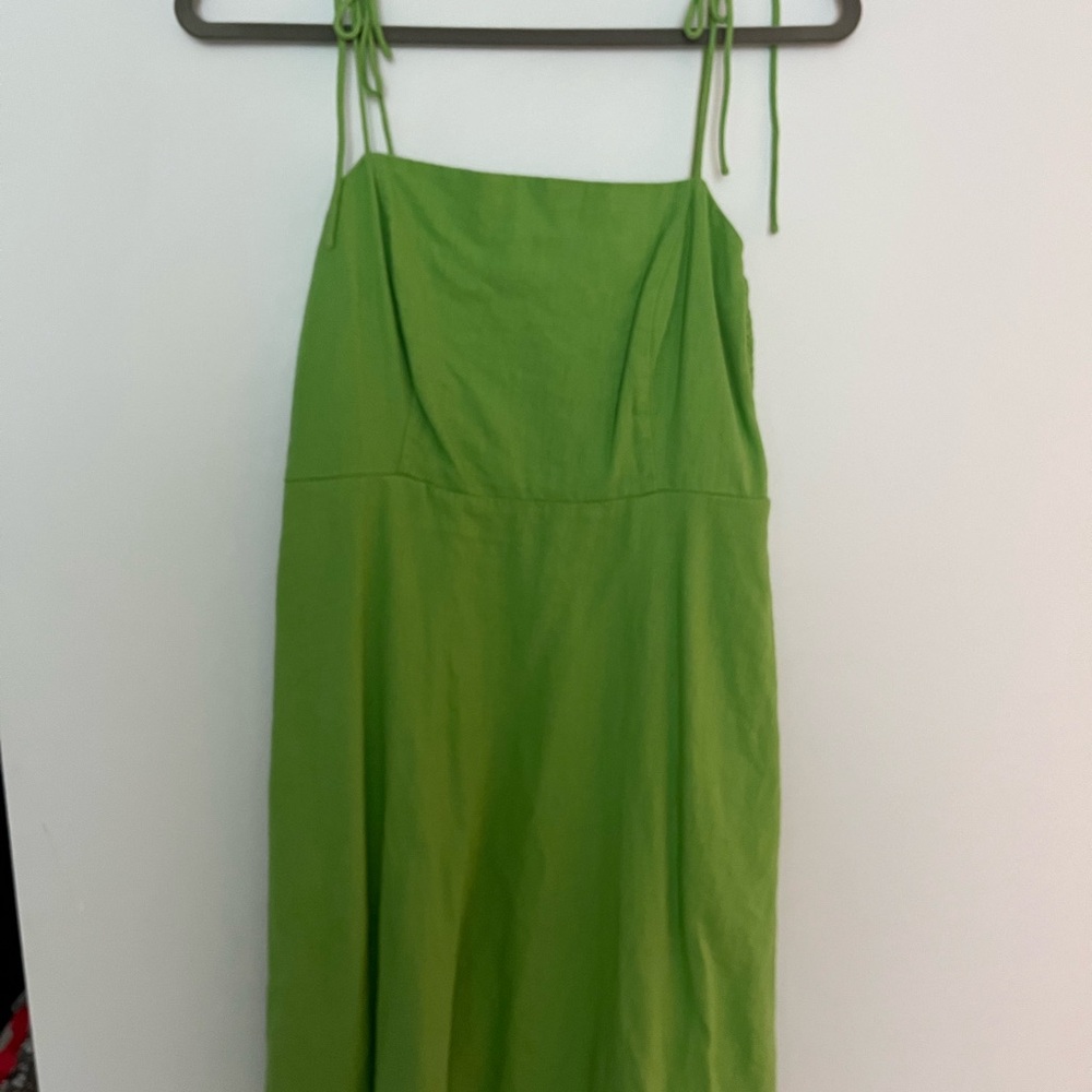 Old Navy Green Spaghetti Strap Sundress